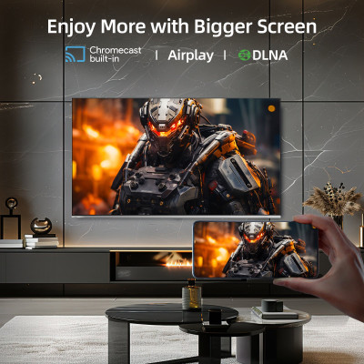 CHiQ M65QN9V – UHD MiniLED frameless Google TV with DLG 120 Hz, 65” (165 cm), metallic, Dolby Atmos, 2+2 year warranty