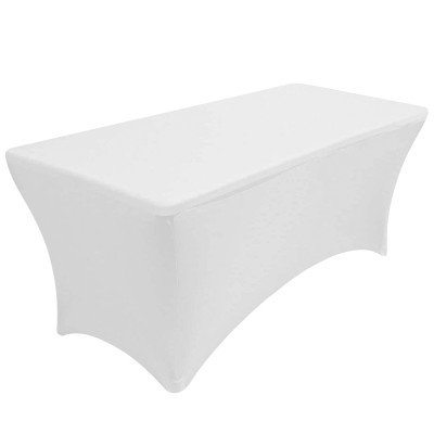 Elastic cover HOTELUM for catering table, 123 x 61 cm, white, 160 g/m²