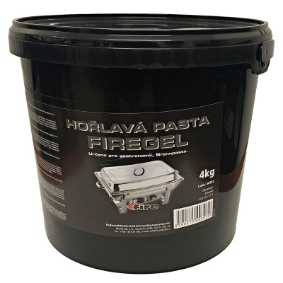 Flammable paste FIREGEL, 4 Kg
