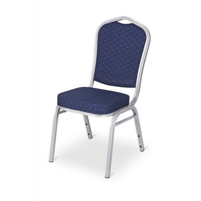 Steel banquet chair MUSIC BLUES, blue