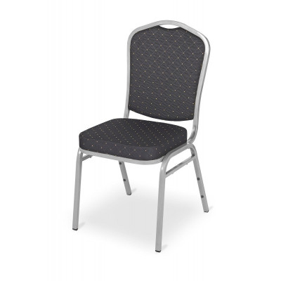 Banquet steel chair EXPERT ES180, black/silver