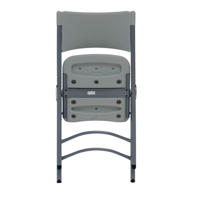 Plastic folding chair ZOWN OTTO CHAIR - gray