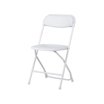 Plastic folding chair ALEX CHAIR - white