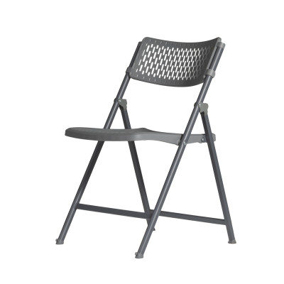 Plastic folding chair ZOWN ARAN CHAIR - NEW - gray