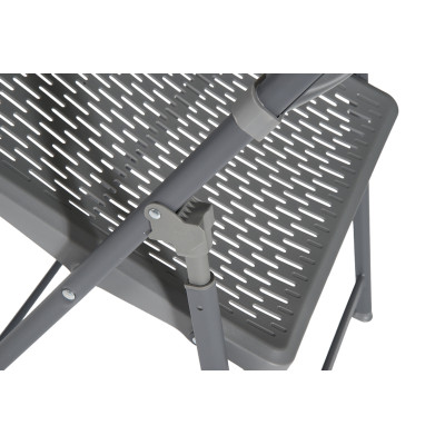 Plastic folding chair ZOWN ARAN CHAIR - NEW - gray