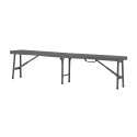 Folding bench ZOWN SHARP BENCH - NEW - 184 x 30.5 x 44.5 cm