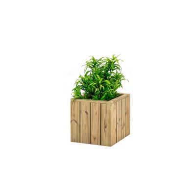 ZOWN Atrium wooden flower pot, 40 x 40 x 40 cm, 25 l