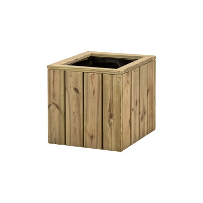 ZOWN Atrium wooden flower pot, 40 x 40 x 40 cm, 25 l
