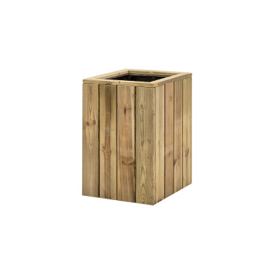 ZOWN Atrium wooden flower pot, 40 x 40 x 60 cm, 25 l
