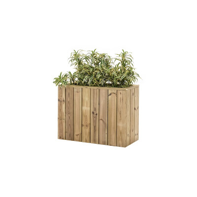ZOWN Atrium wooden flower pot, 80 x 34 x 60 cm, 47 l