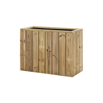 ZOWN Atrium wooden flower pot, 80 x 34 x 60 cm, 47 l