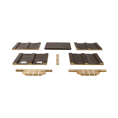 ZOWN Atrium wooden flower pot, 80 x 80 x 80 cm, 335 l