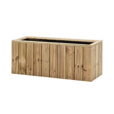 ZOWN Atrium wooden flower pot, 100 x 34 x 40 cm, 61 l