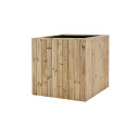 ZOWN Atrium wooden planter, 100 x 100 x 100 cm, 712 l