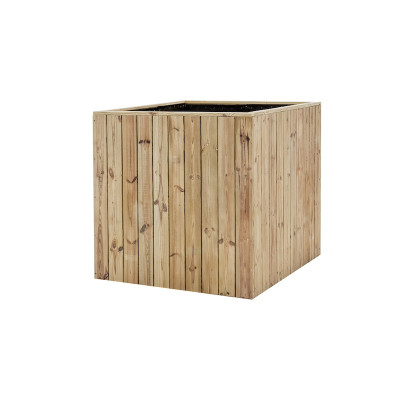 ZOWN Atrium wooden planter, 100 x 100 x 100 cm, 712 l
