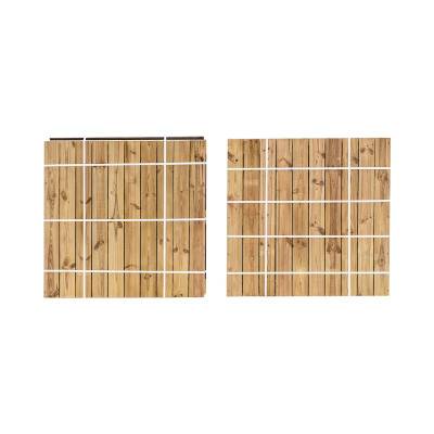 ZOWN Atrium wooden planter, 100 x 100 x 100 cm, 712 l