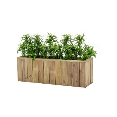 ZOWN Atrium wooden flower pot, 120 x 34 x 40 cm, 74 l
