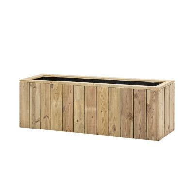 ZOWN Atrium wooden flower pot, 120 x 34 x 40 cm, 74 l