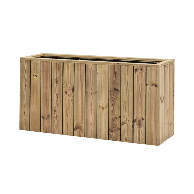ZOWN Atrium wooden flower pot, 120 x 34 x 60 cm, 74 l