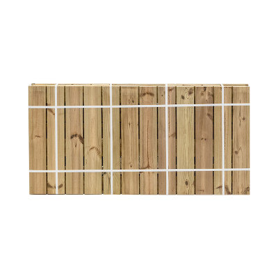 ZOWN Atrium wooden flower pot, 120 x 34 x 60 cm, 74 l