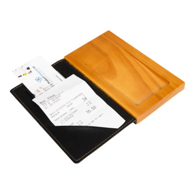 Box for coins and bills black rubber