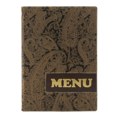 Menu Securit Design A4 - Paisley