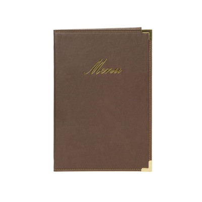 Menu Securit Classic A5 - brown