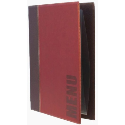 Securit Trendy A5 menu - burgundy red