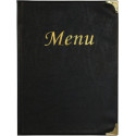 Menu Securit Basic A4 - black