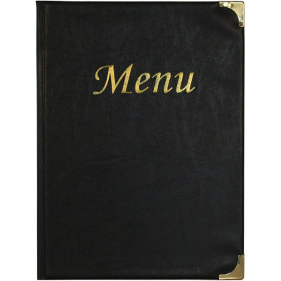 Menu Securit Basic A4 - black