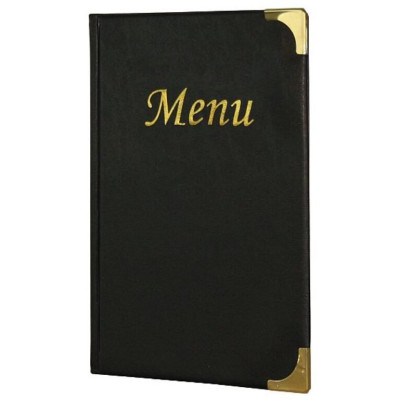 Menu Securit Basic A5 - black
