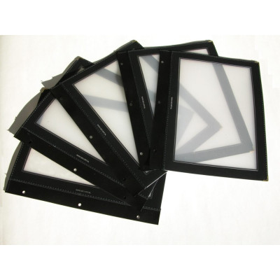 Set of inserts Securit Wood Line A4 - black
