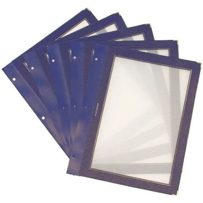 Set of inserts Securit Wood Line A4 - blue