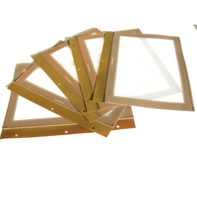 Set of inserts Securit Wood Line A4 - brown