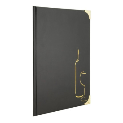 Securit Basic A4 wine list - black
