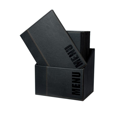 Box with Securit Trendy meal tickets - black