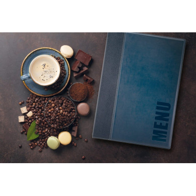 Box with Securit Trendy meal tickets - blue