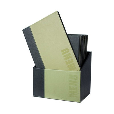 Box with Securit Trendy meal tickets - green