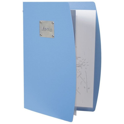 Menu Securit RIO A4 - blue