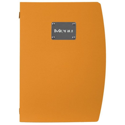 Securit RIO A4 menu - orange