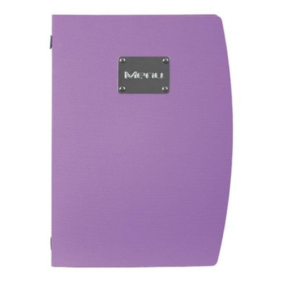 Securit RIO A4 menu - purple