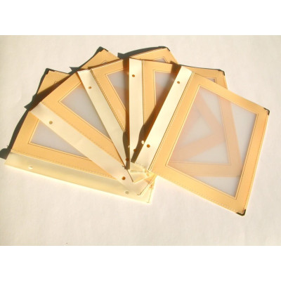 Set of inserts Securit Wood Line A4 - beige