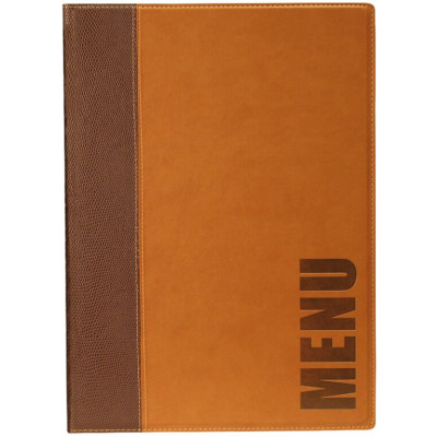 Menu Securit Trendy A4 - light brown