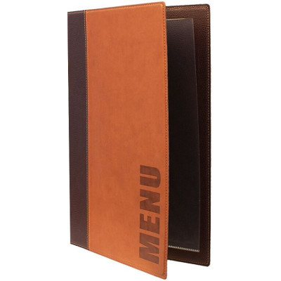 Menu Securit Trendy A4 - light brown