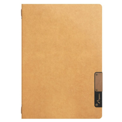 Menu A4 Nature, with one insert (4 pages), made of cellulose, natural