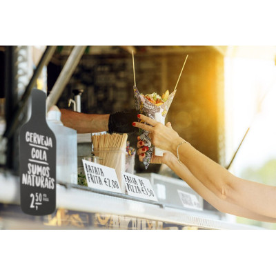 20 white labeling labels A7 (washable) + 1 black marker