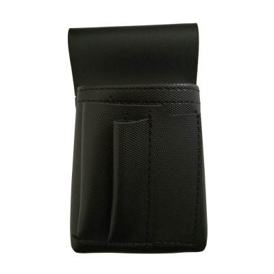 Leatherette set - cash register (black, ribbed, 2 zips) and New Barex pocket