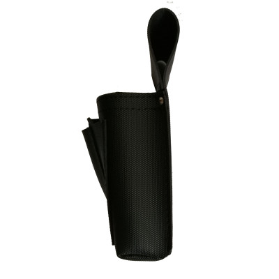 Leatherette set - cash register (black, imitation leather, 2 zips) and New Barex pocket