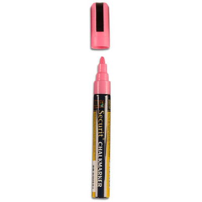 Securit marker with liquid chalk 2 - 6 mm - pink