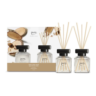 Gift set ESSENTIALS cedar wood (2x50 ml)